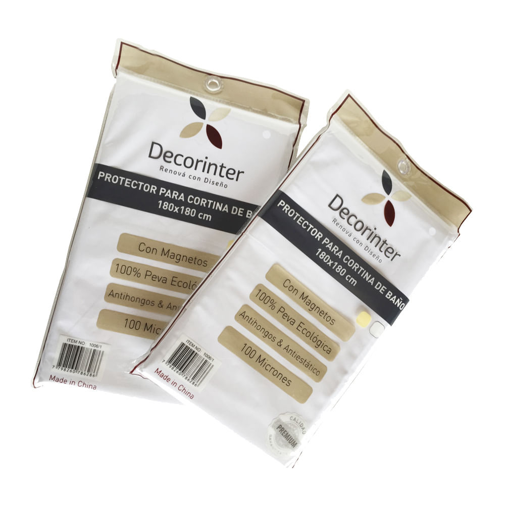 Protector de 100 micrones + 2 imanes Blanco