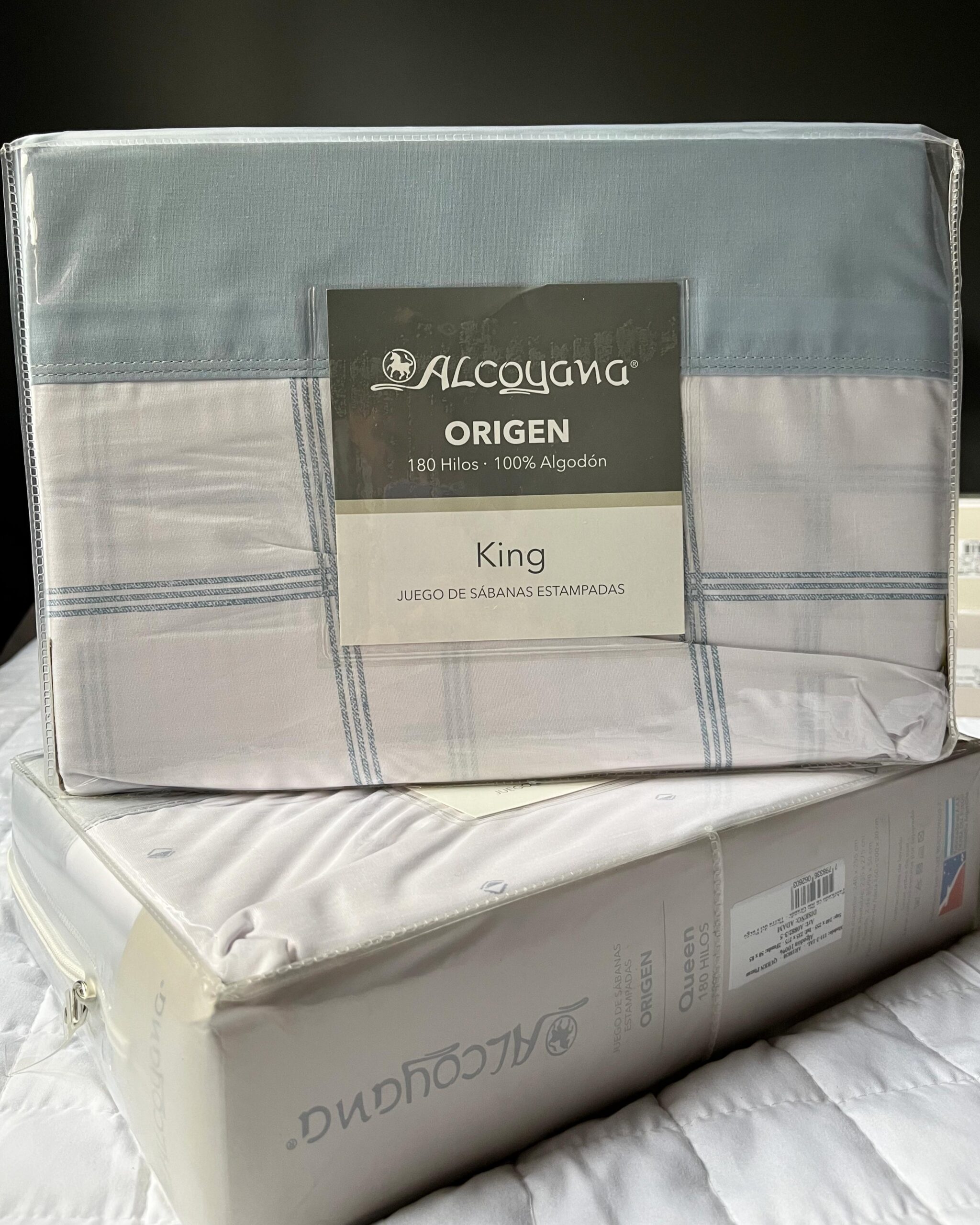 Juego de sábanas estampadas ORIGEN 180 hilos 100% algodón Twing - Image 2