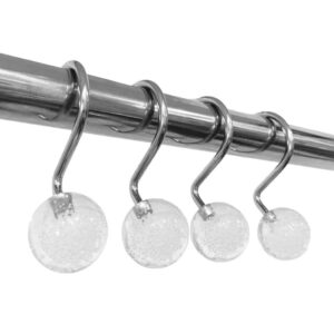 Gancho de Baño Metal Premium Bubbles Transparente-Crome