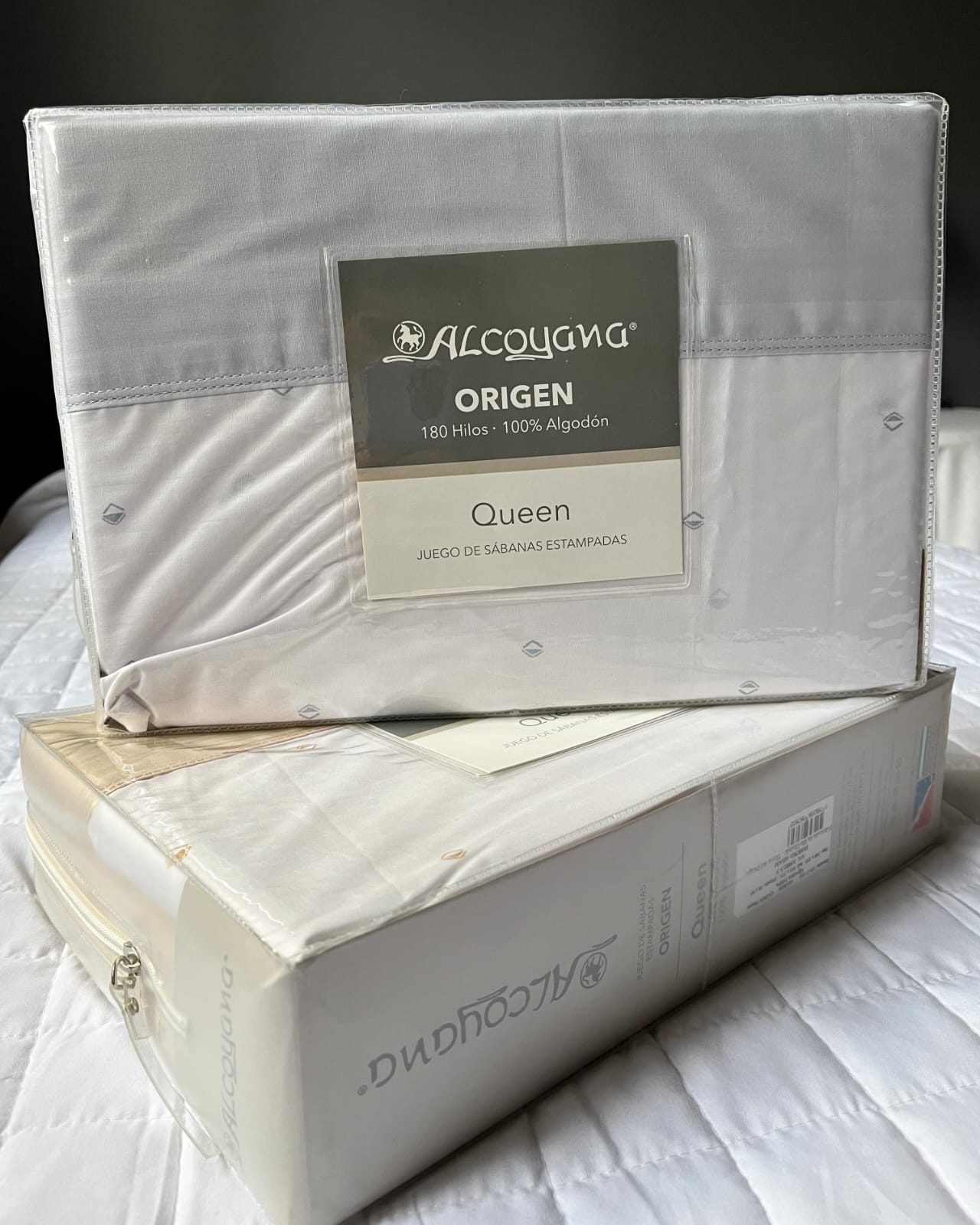 Juego de sábanas estampadas ORIGEN 180 hilos 100% algodón Queen - Image 3