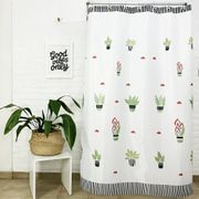Cortina de Baño Teflón Estampada plantas
