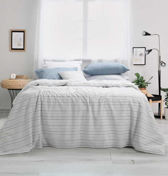 Juego de sábanas estampadas 144 hilos 50% Algodón / 50% Poliéster 2 1/2pl