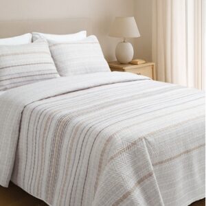 Set Zenon Cobertor estampado c/fundas de almohadón 1 1/2 pl