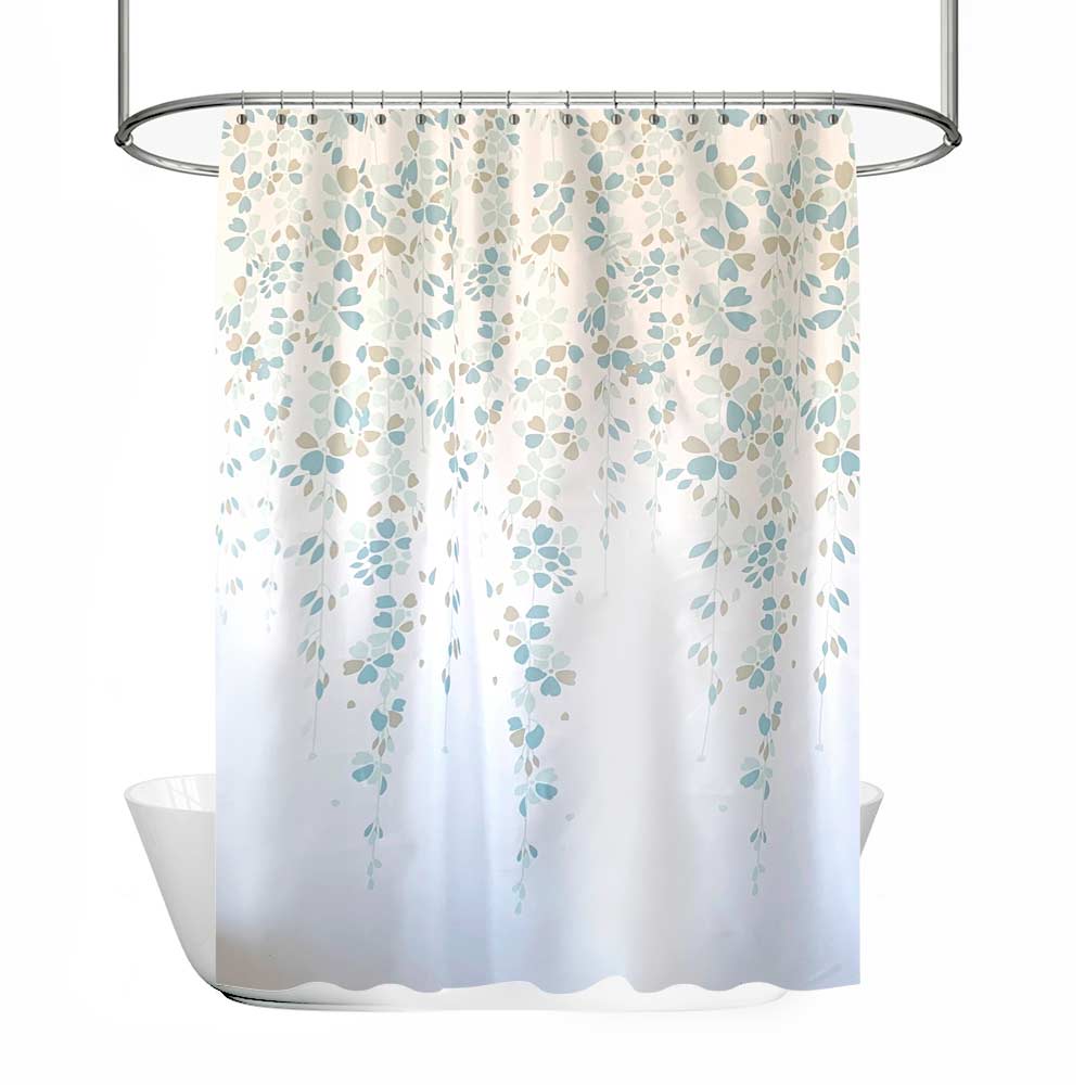 Cortina de Baño Teflón Estampada Carnival Verde Turquesa - Image 3