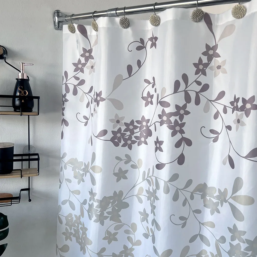 Cortina de Baño Teflón Estampada Forest rose