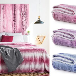 Frazada Palette Look Wave diseño estampado king size